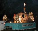 One of the floats in the parade