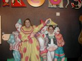 Jean and Laura as Clowns