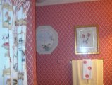 Orange bathroom