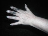 Kathy's hand