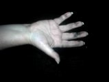 Kathy's hand