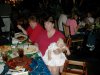 At the Rainforest Cafe--Grandma Kathy, Becky and Hannah