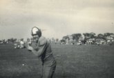 Bob playing footbball