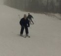 Jake skiing