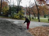 Kathy and the gravel