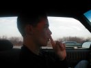Jimmy driving and thinking
