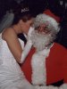 Laura and Santa