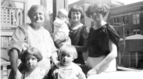 Mary, Laura and Ella and various children